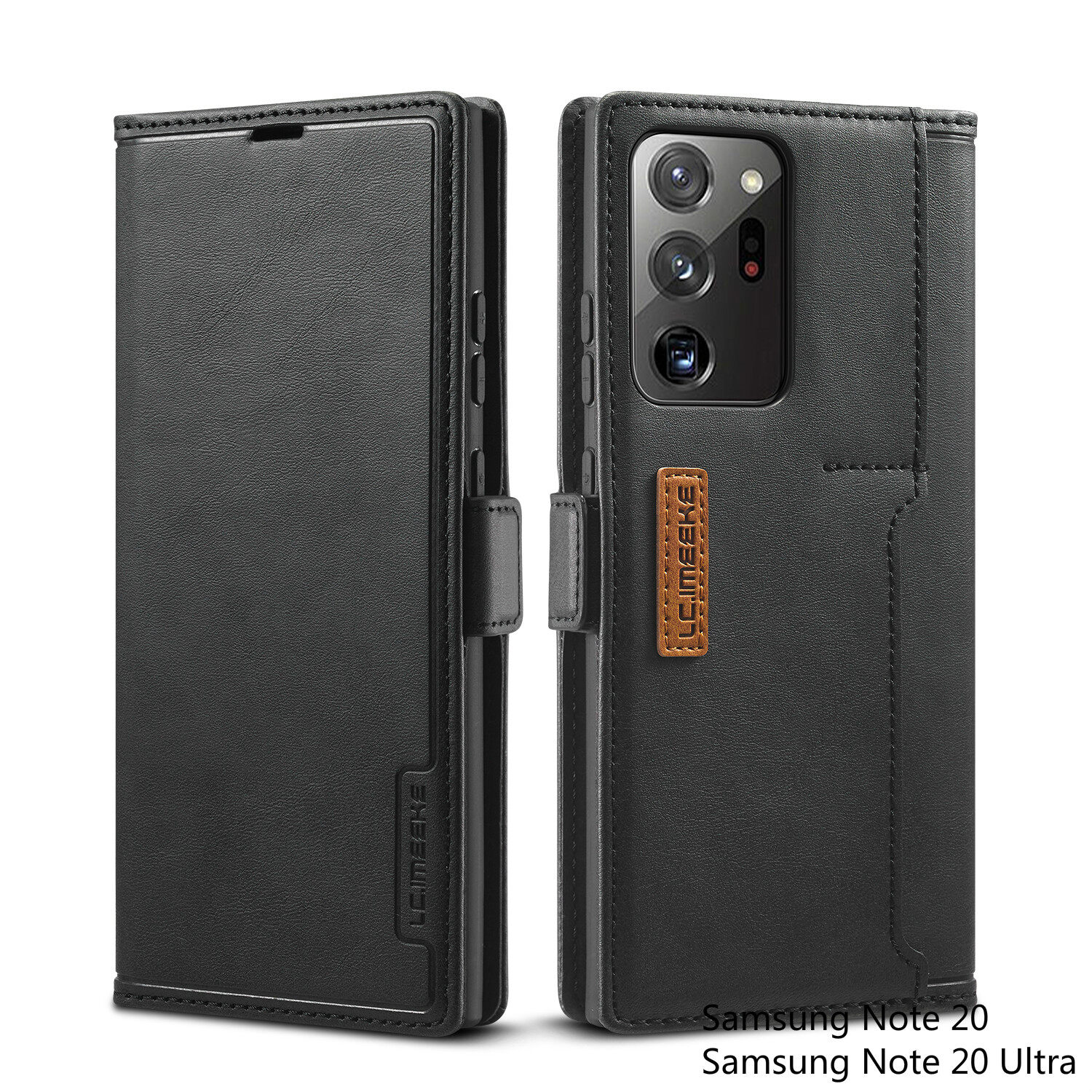 Thinmon for Samsung Note 20/Note 20 Ultra Case Luxury Retro Premium PU Leather Magnetic Flip Case for Samsung Note 20/Note 20 Ultra Luxury Denim Fabirc Retro Wallet Flip Case
