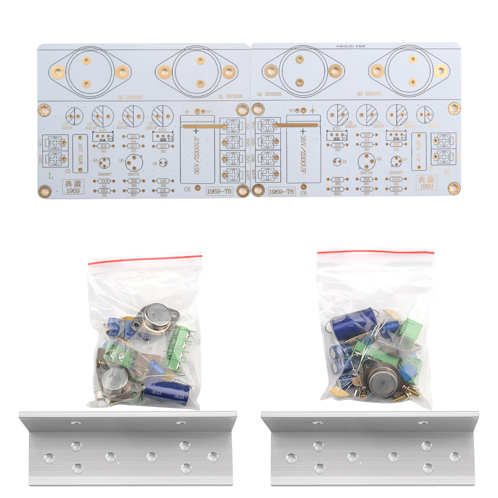 【Ready Stock】Original Aideepen 1969 Class A Power Amplifier Board Choose Complete Product/ Bulk