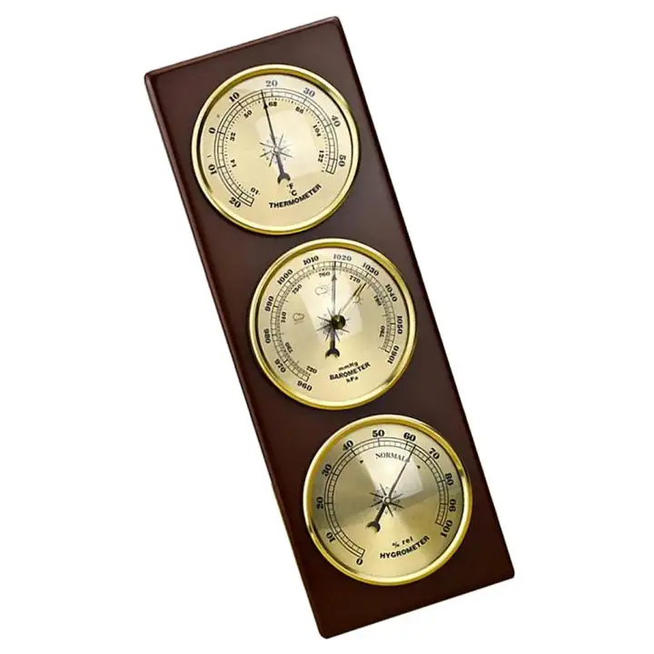 indoor thermometer barometer hygrometer analog