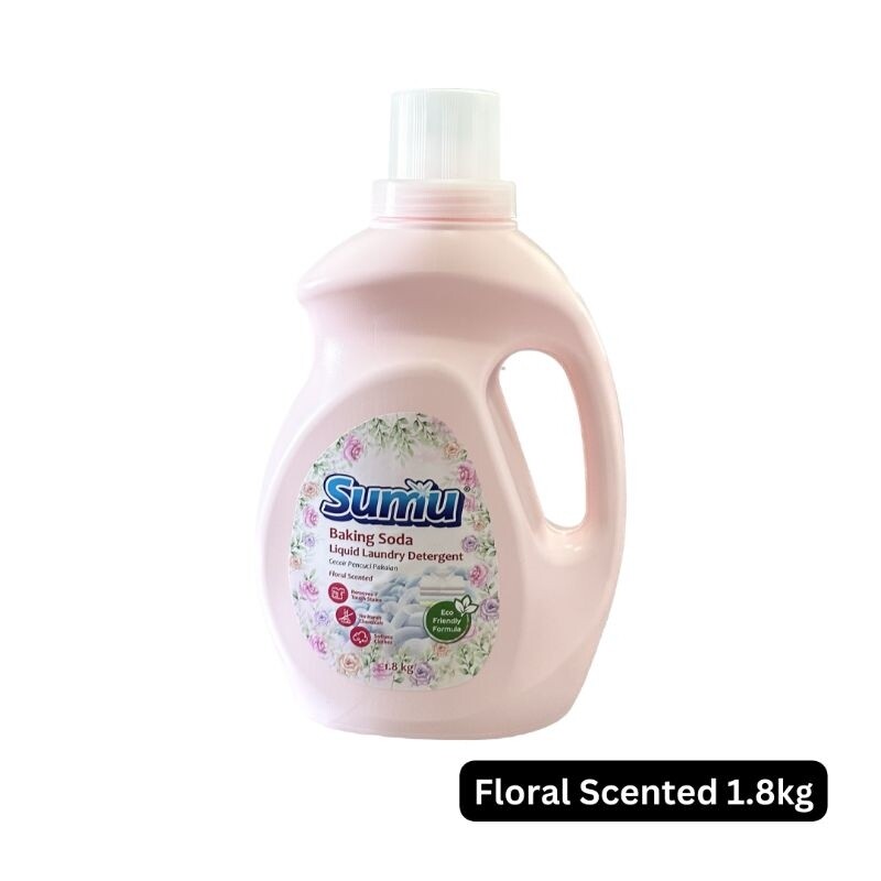 SUMU Baking Soda Liquid Laundry Detergent 1.8kg 🌸Floral🌸 | Lazada