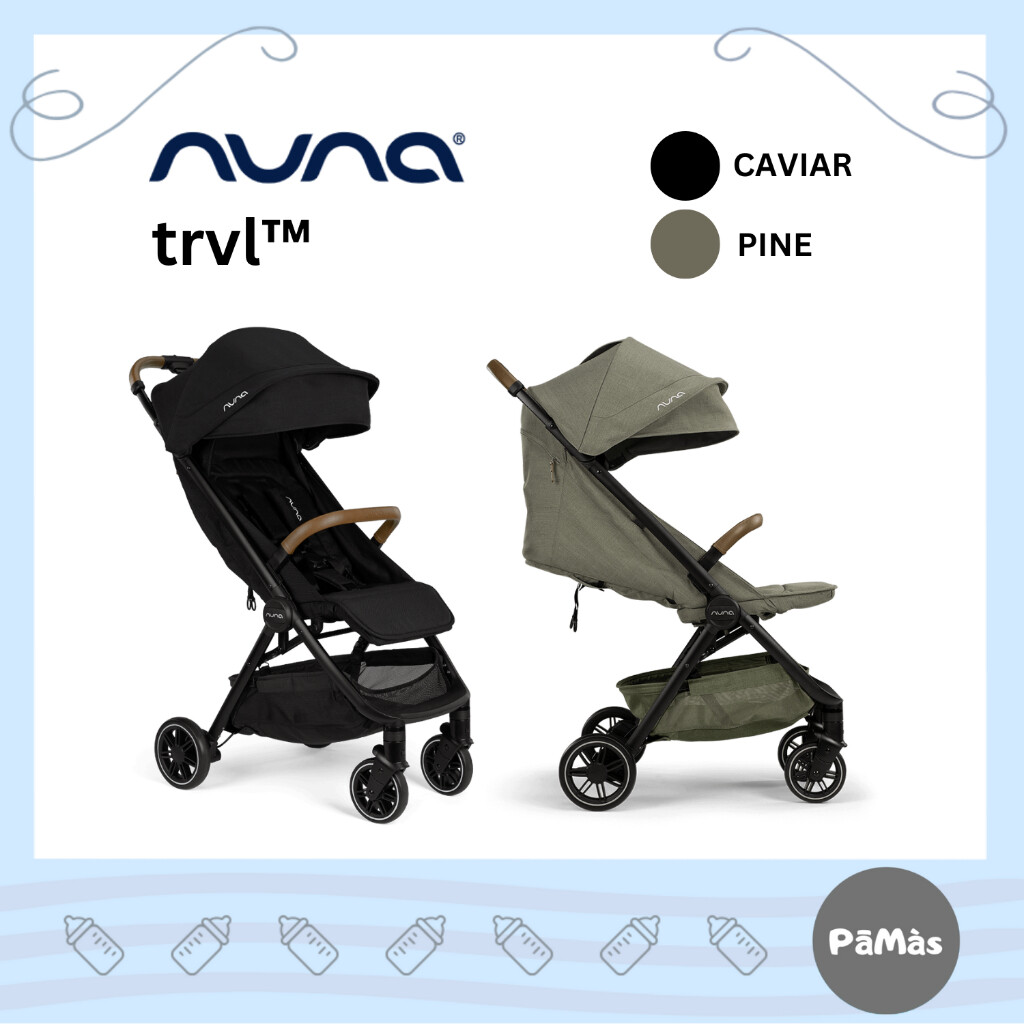 Nuna Trvl Compact Stroller Ultra Lightweight can fit with Nuna Pipa
