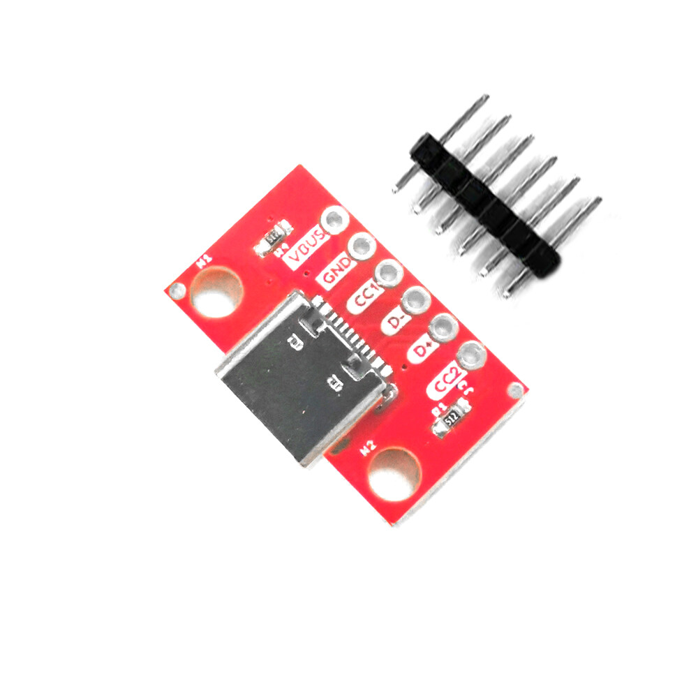 Panthon 16p usb 3.1 type-c female test pcb board adapter 2.54mm connector socket for data transfer power adapter board module
