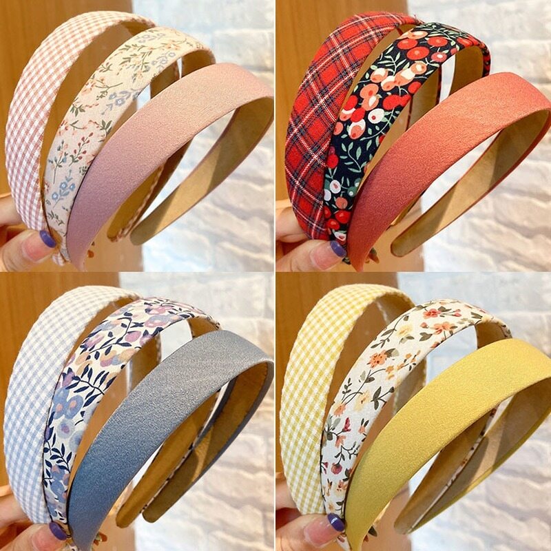 Fashion Cute Floral/Caro Pattern Hairbands For Women