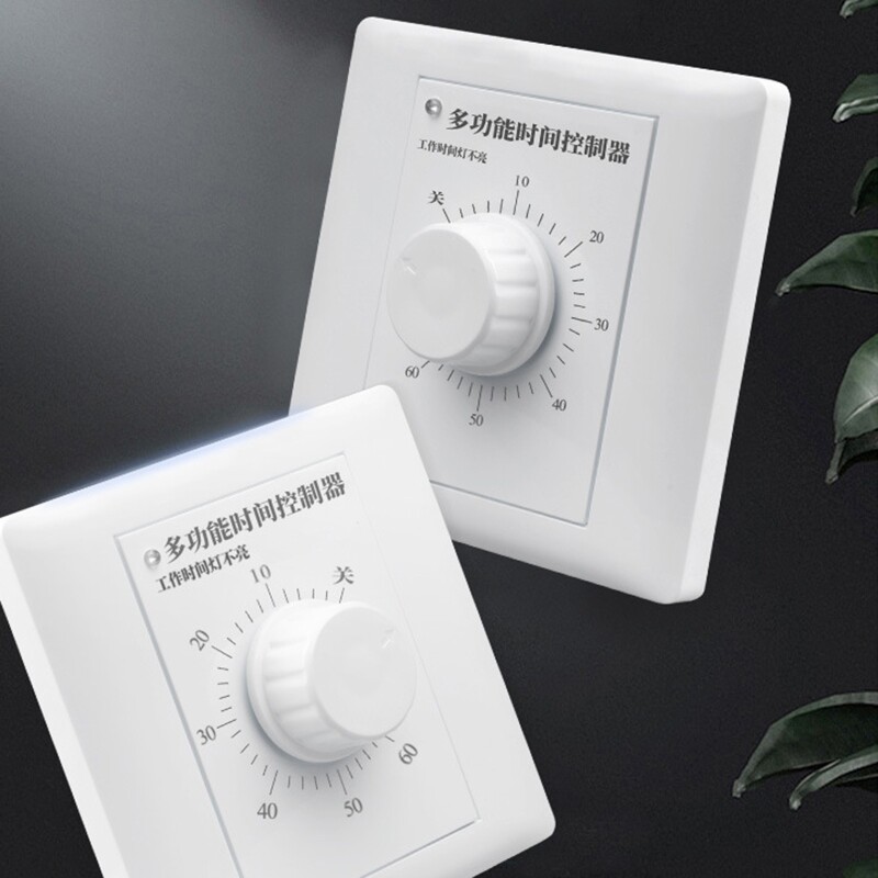 10A 60/120Min Timer Plug Control Switch Socket AC 220V Push Button Switch for Smart Home Electronic Countdown Timer Swit