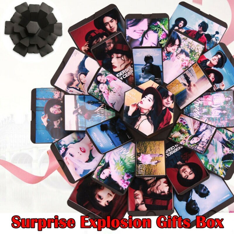 DIY Surprise Explosion Box Creative Birthday Gifts Photo Album Memory Scrapbook Valentine 39;s Wedding Gift Suprise Packaging