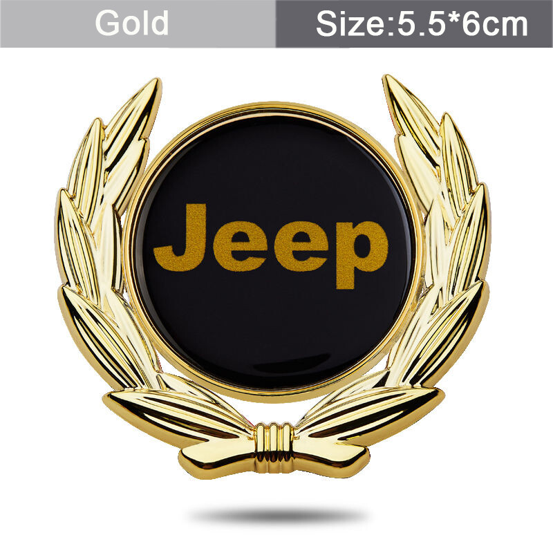 Car Window Body Decal Metal Auto Side Sticker Badge Decoration for Jeep Wrangler Compass Grand Cherokee Patriot Liberty Renegade