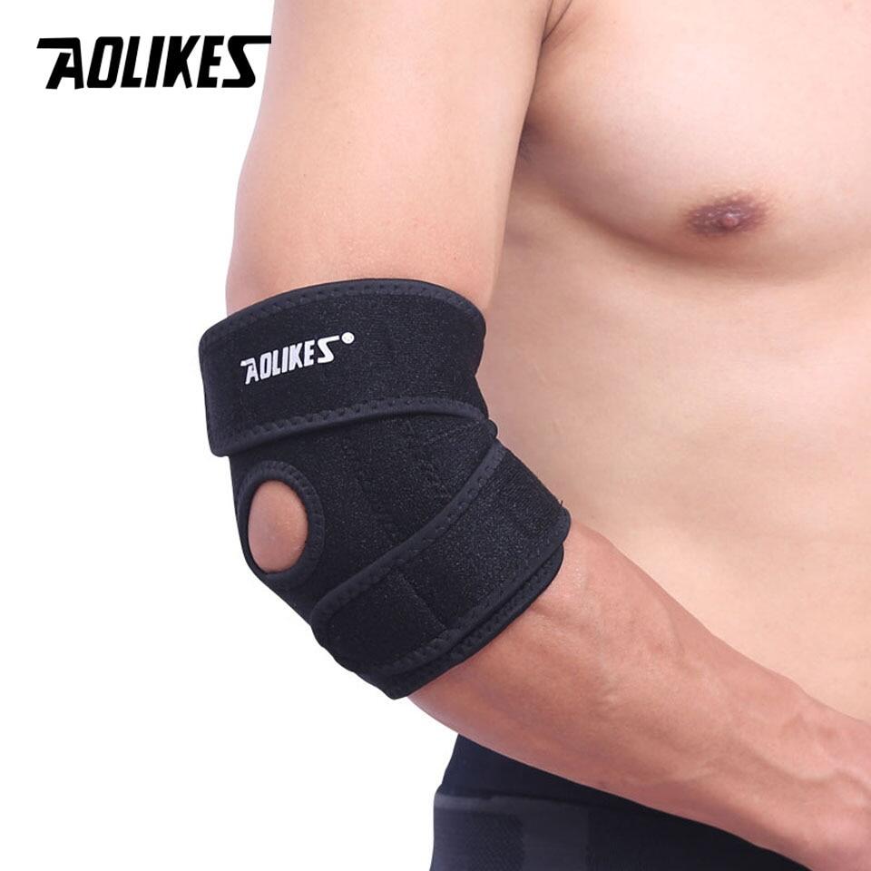AOLIKES 1PCS Elbow Support Adjustable Tennis Elbow Support Brace Great