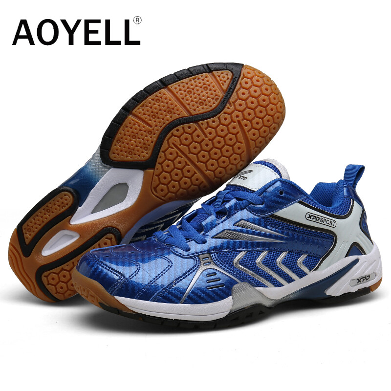 AOYELL 2021 New Badminton Shoes For Men And Women Training Sneakers Outdoor Sports Badminton Shoes Waterproof Non-slip Breathable Sports Shoes