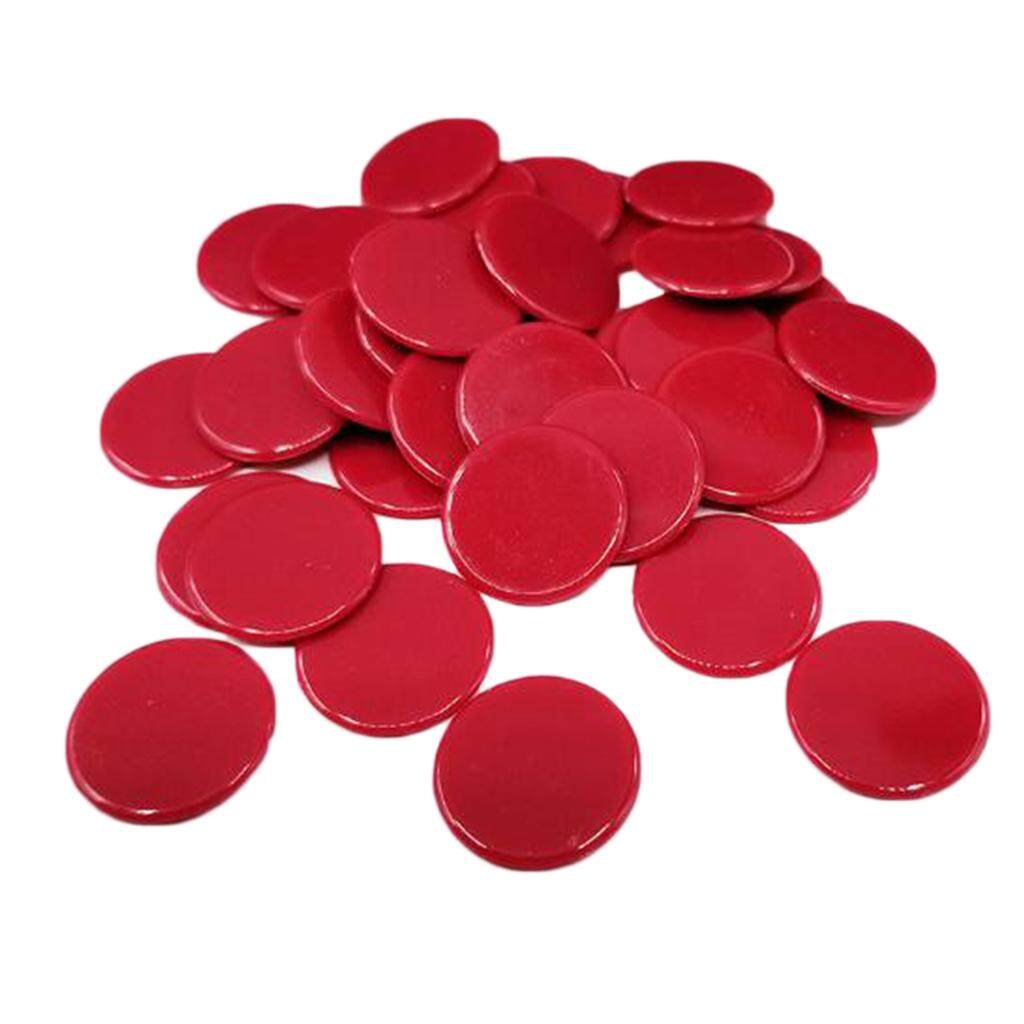 Colorful Plastic Chips Poker Game Play Casino Chips Gamble Accs Kids