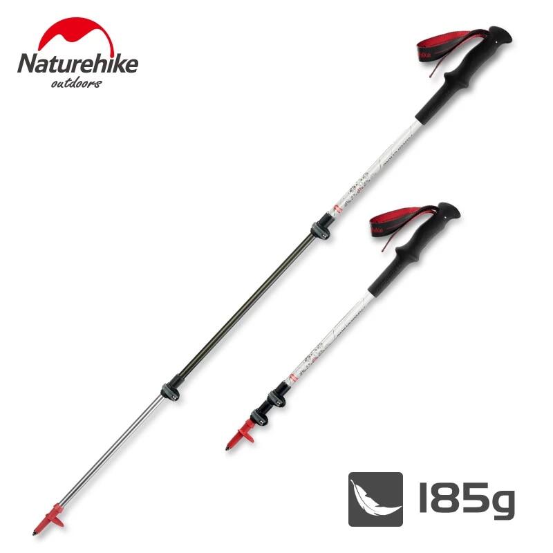 Naturehike Carbon Fiber Aluminum Alloy Walking Stick Pole Lightweight ...