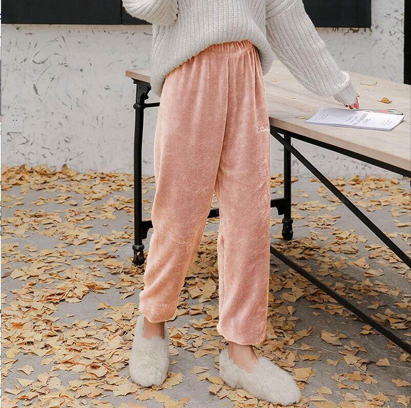 EDQRDQ Womens Warm Fleece Pants Sherpa 