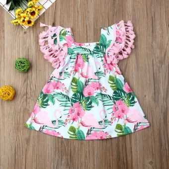 flamingo sundress