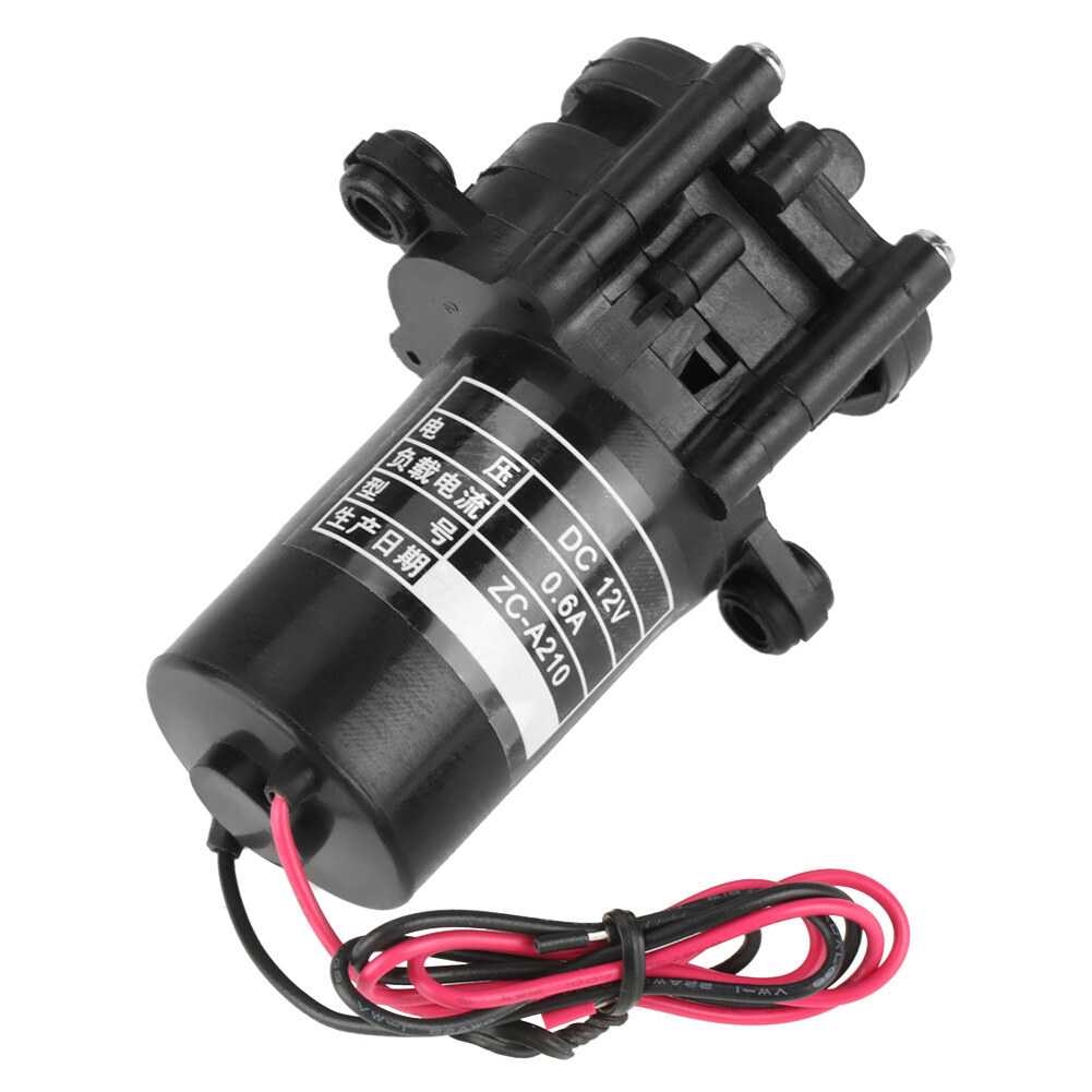 ZC-A210 Máy Bơm Nước Tự Mồi Mini Bằng Nhựa Hiệu Quả Cao 12V, Bơm Bánh Răng Điện Một Chiều