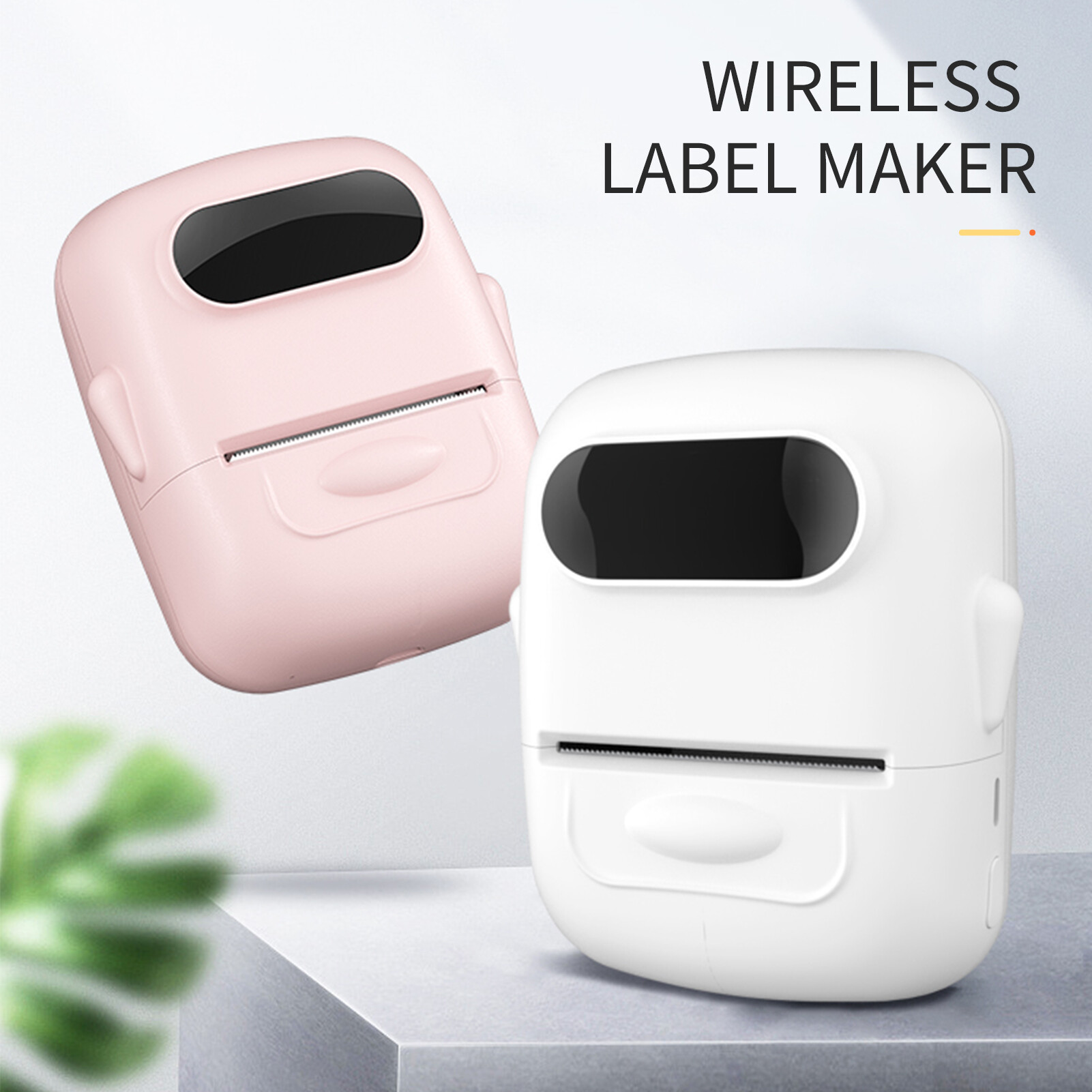 P50 Label Maker Machine Pocket Labeler Portable Thermal Sticker Printer for Organizing Adhesive Tag DIY Date Journal Study Stickers Support Wireless BT Connect Compatible with iOS Android for Retail Store Home Kitchen & Office Organization