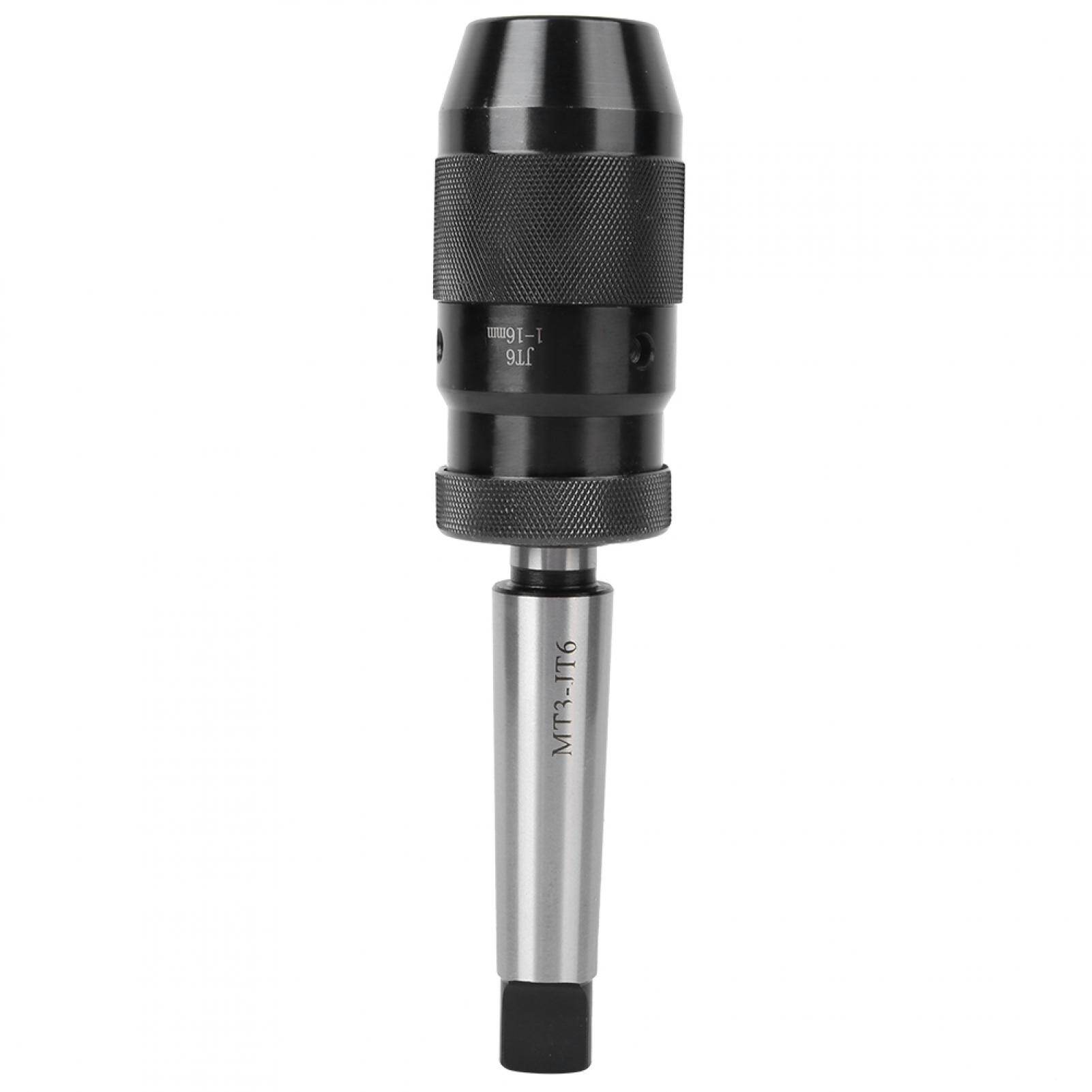 MT3 JT6 1-16MM Self Tighten Drill Chuck Automatic Locking Keyless Drill Chuck