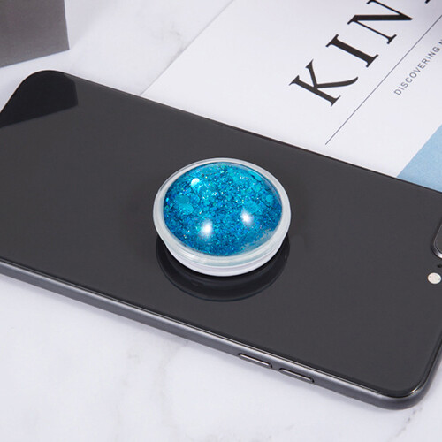 Buy Get Free】3D Quicksand Phone Ring Holder Phone Grip Liquid