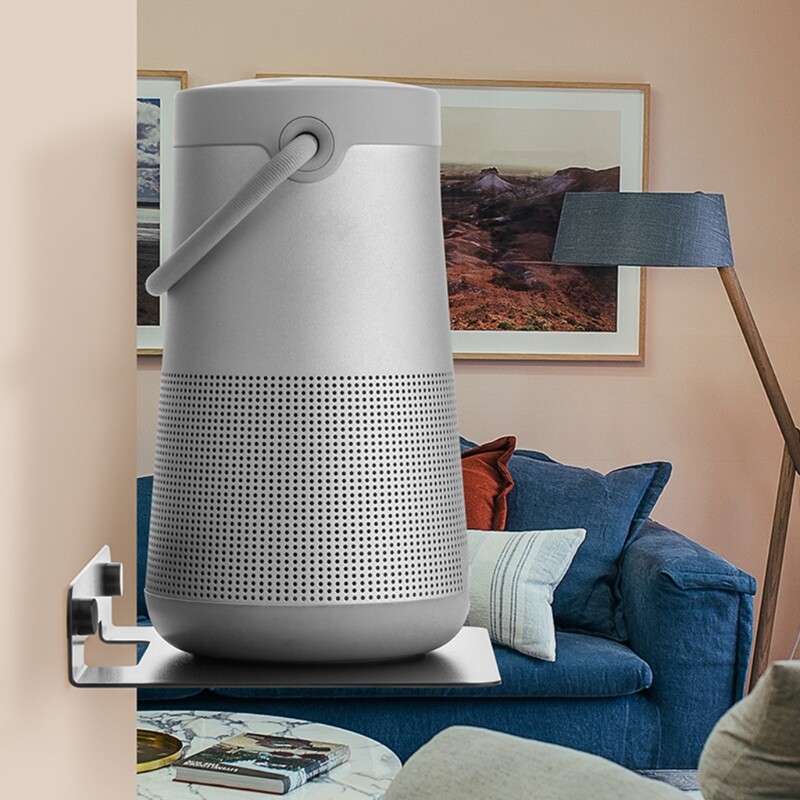 Wall Storage Rack Wall Mount Bracket Speaker Stand Universal Speaker Metal Storage Holder Stand