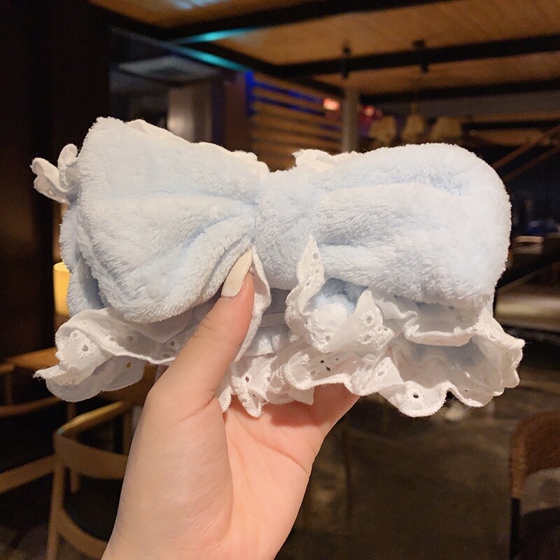 [ACC]Korean Women Hair Band Wash Face Headband Cute Bow Hair Accessories