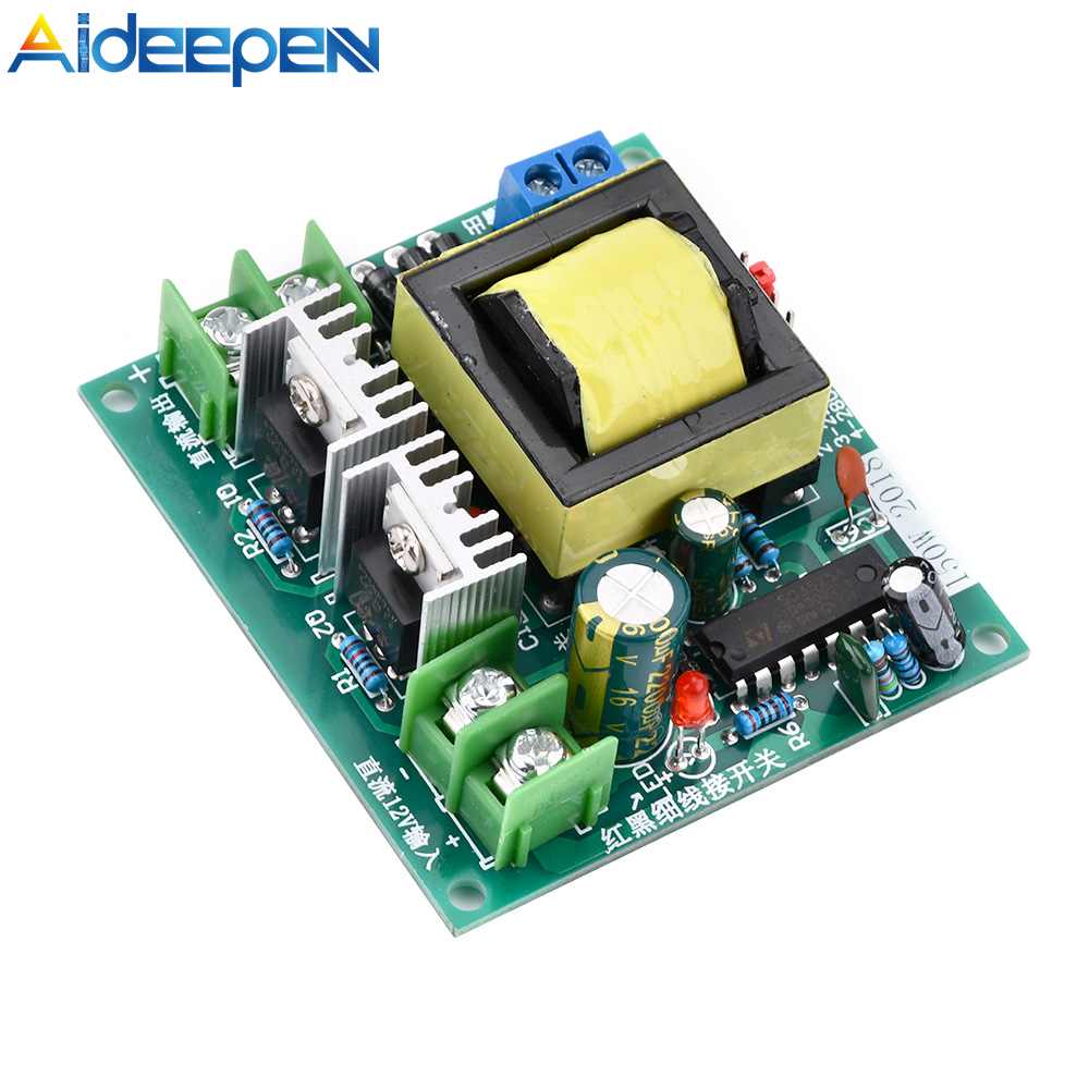 Aideepen 150w inverter boost converter transformer power dc 12v/24v to 110v220v inverter boost module board