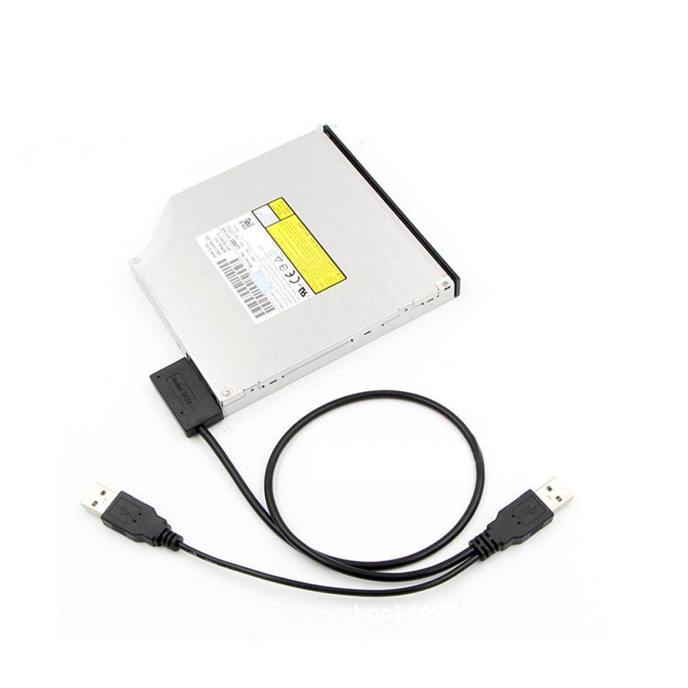 USB 2.0 to 7+6 13Pin Slim for SATA CD/DVD Optical Drive Adapter Cable