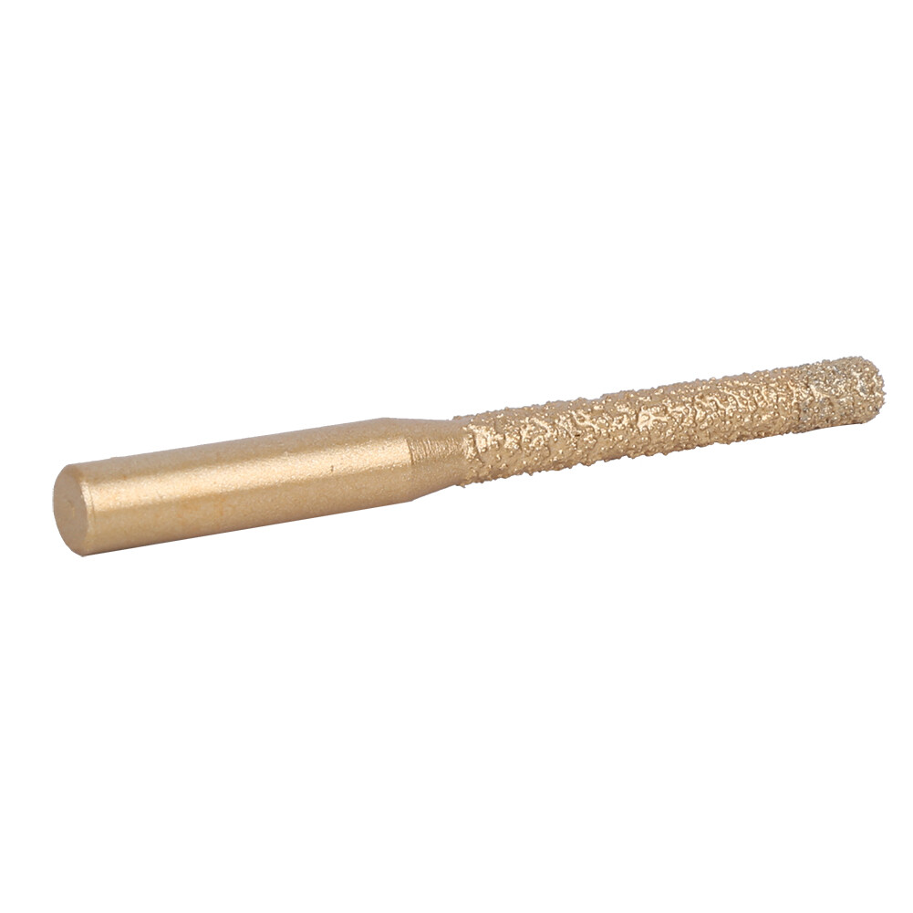 【Gold Certified】Mũi Phay Kim Cương Chân Thẳng Mạ Vàng Cho Đá Thạch Anh Đá Cẩm Thạch Đường May