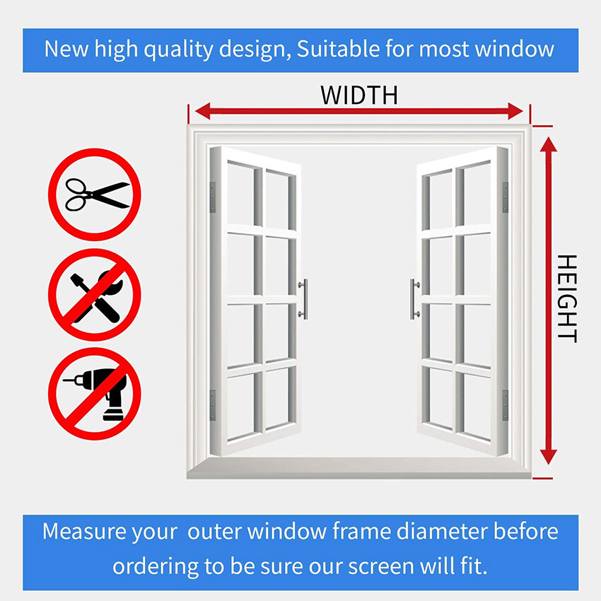 Màn Chống Muỗi Cho Windows Tự Dính Vô Hình Màn Chống Muỗi Tùy Chỉnh DIY Đơn Giản Có Thể Ngăn Ngừa Sốt Xuất Huyết Cửa Sổ Màn Hình Với Ốp Điện Thoại Dính