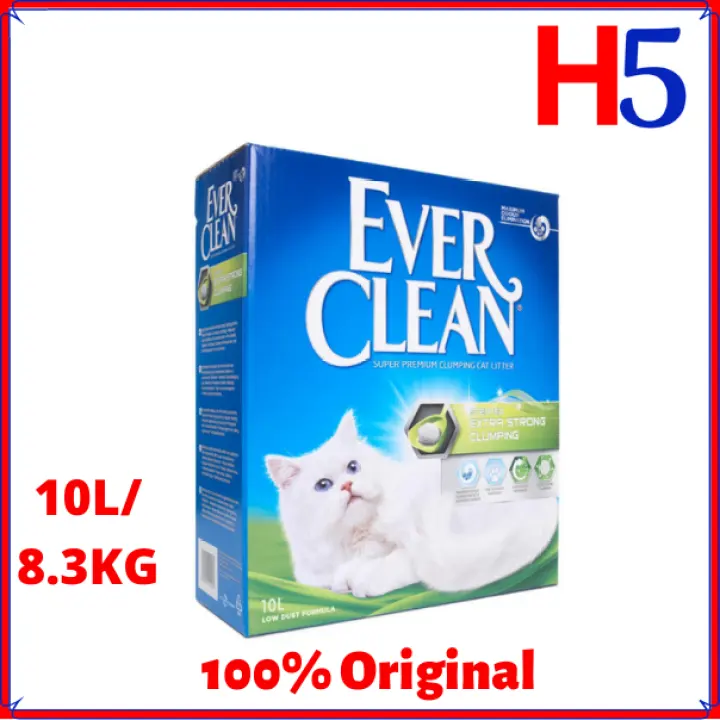 Everclean Extra Strong Clumping Scented 10l Cat Litter Pasir Kucing Premium Pasir Kucing Lazada