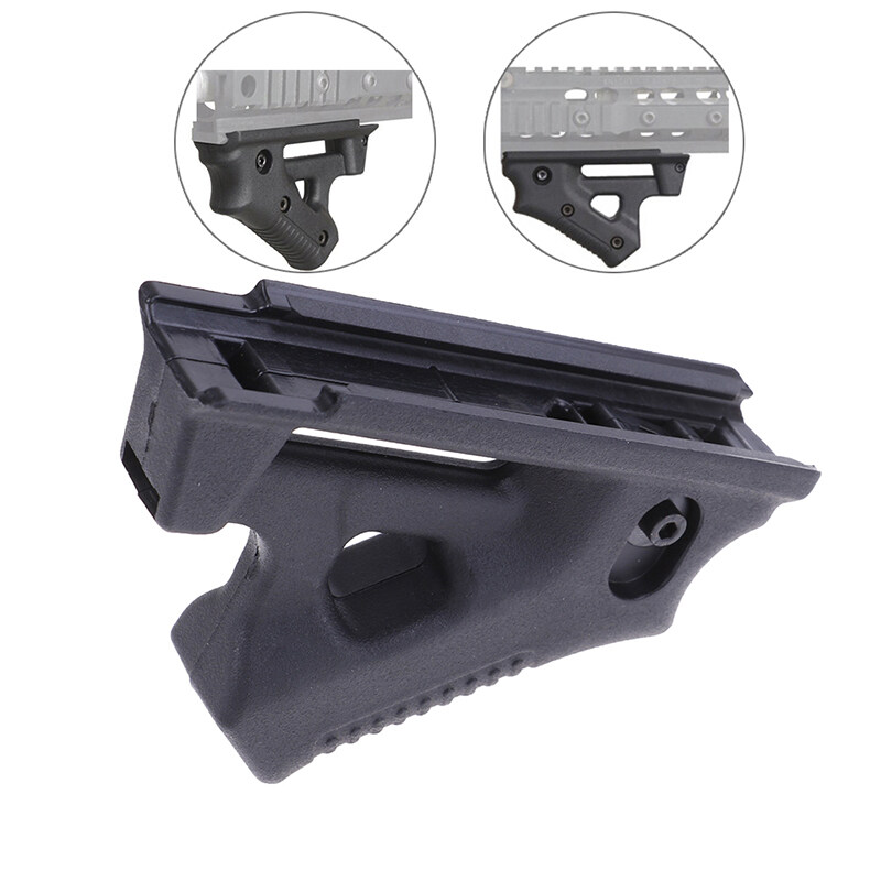 Angled Hand Guard Foregrip Fore Grip HandStop for 20mm Picatinny Quad Rail 