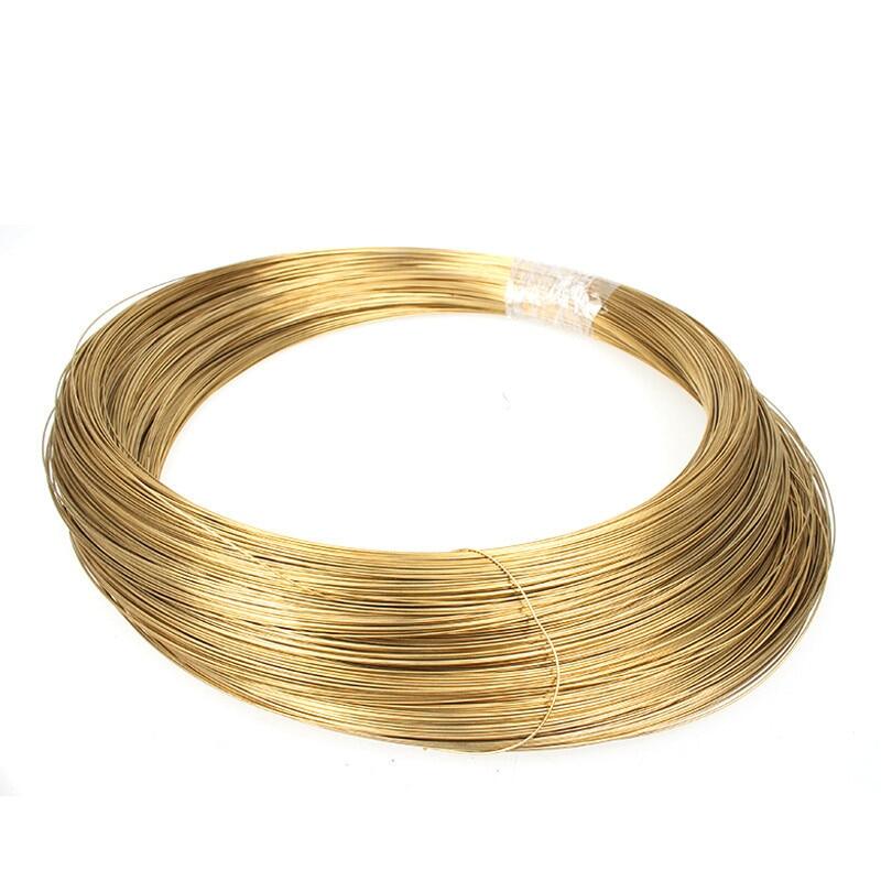 H62 Brass Wire Conductive Golden Copper Line Rod Industry Experiment DIY Wires Material 1.8mm Diameter,10 Meter 