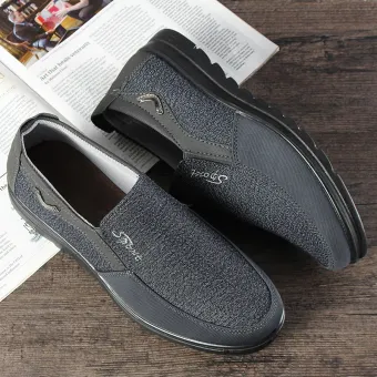 men large size old beijing style casual cloth shoes