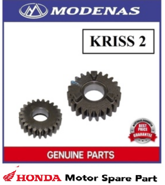 MODENAS KRISS 2 4TH GEAR 23T ASSY 132601840 GEAR BOX GIGI GEAR INPUT