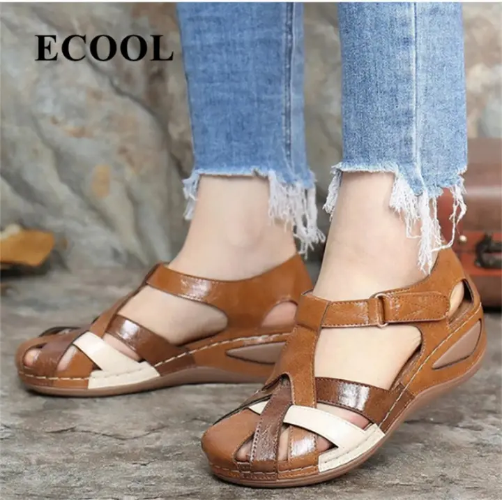 athletic wedge sandals