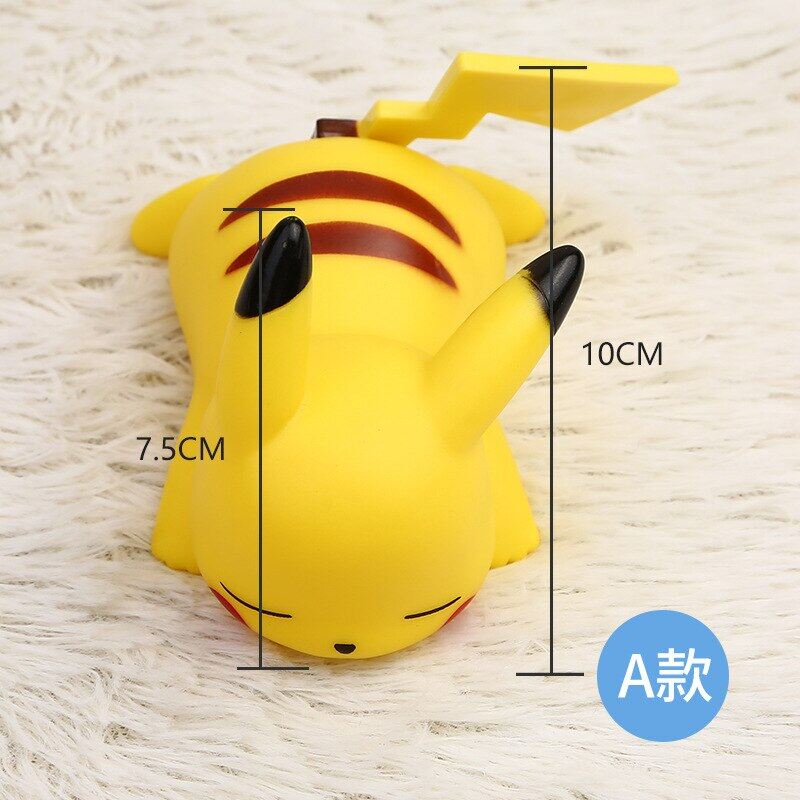 Anime Pokemon Pikachu Night Light Cute Nursery Bedside Lamp for Kids Bedrooms Pokemon Ornaments Childrens Luminous Toys Gift
