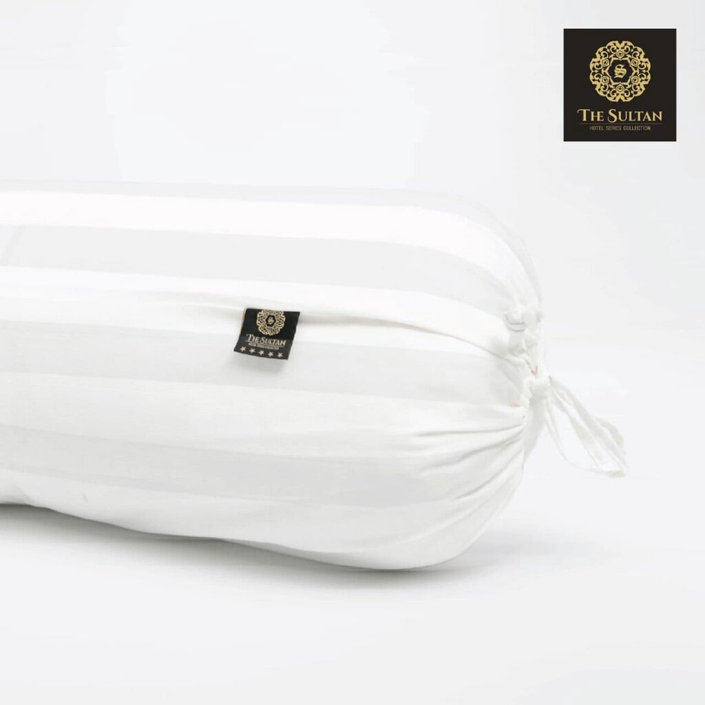 Bolster Case The Sultan White Stripe /colour bolster case Sarung Bantal Golek Hotel Sarung