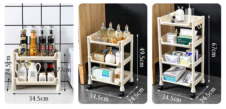 Kitchen rack floor-to-ceiling household multi-functional multi-function supplies Daquan storage storage shelf