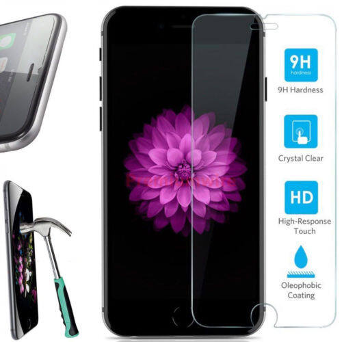 High Quality HD Drop-proof Tempered Glass Mobile Phone Protection Film Compatible with IPhone Xs Xs Max XR 7 8 Plus Front Tempered Glass Screen Protectors