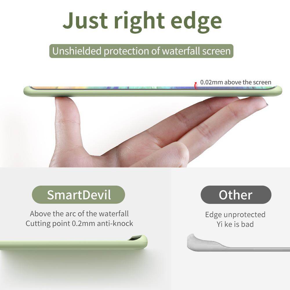 SmartDevil Liquid Silicone Silky LSR Phone Case, Flex Pure Cases Soft Smooth Cell Phone Back Cover For Huawei Mate 30/30 Pro