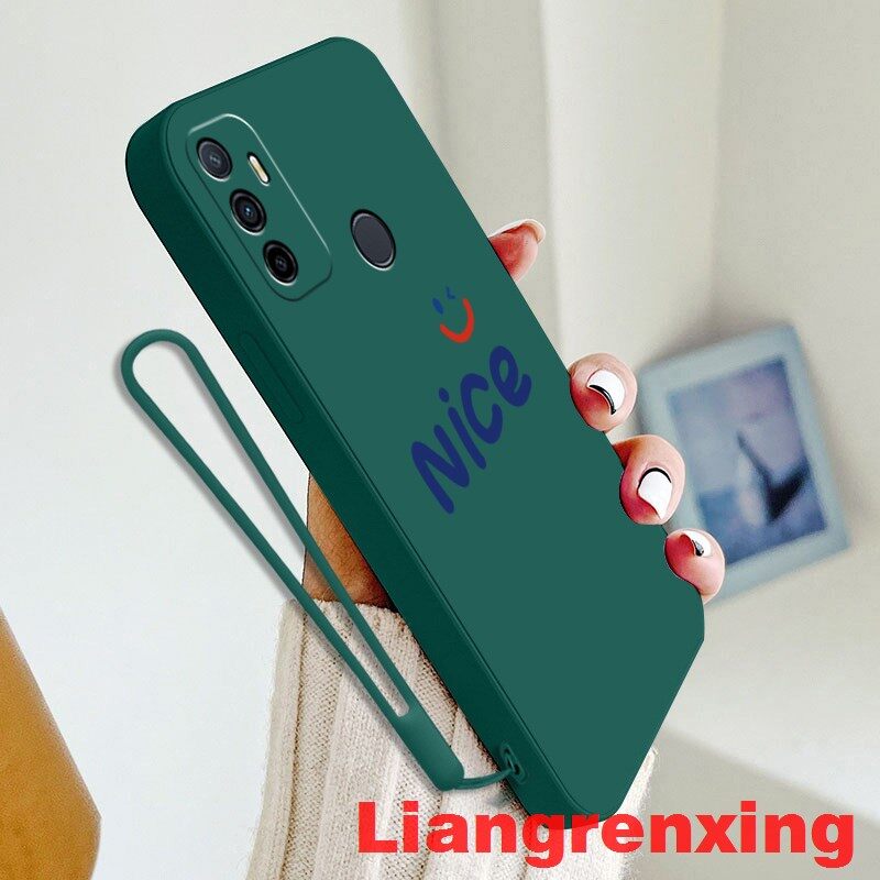 Casing OPPO A53 2020 phone case Softcase Liquid Silicone Protector Smooth shockproof Bumper Cover new design YTNC01