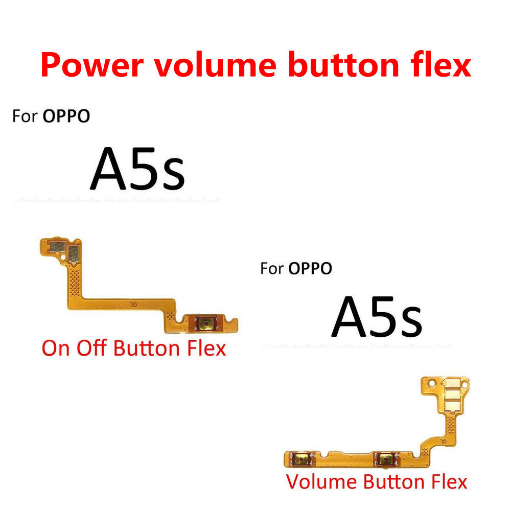 Cho Oppo A5S bên nút nguồn + nút âm lượng chính nhà ở nút bên Ribbon & Flex