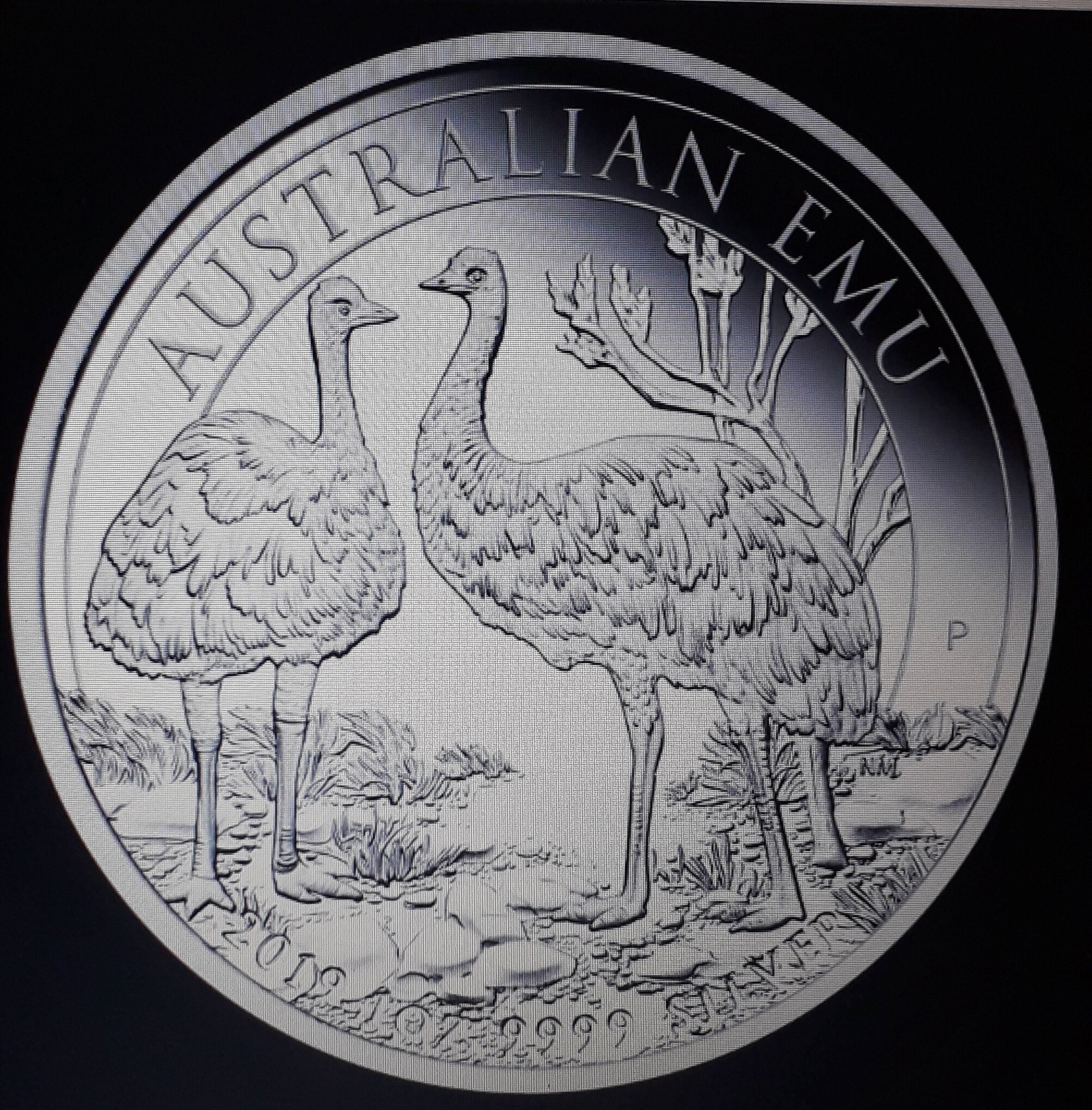 2018 2019 UNC $1 Australian Emu 1oz Silver Bullion Coin Set ONLY 30,000