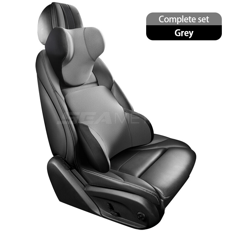 SEAMETAL Car Headrest Neck Pillow Memory Foam Pillow Four Seasons Car Interior Supplies