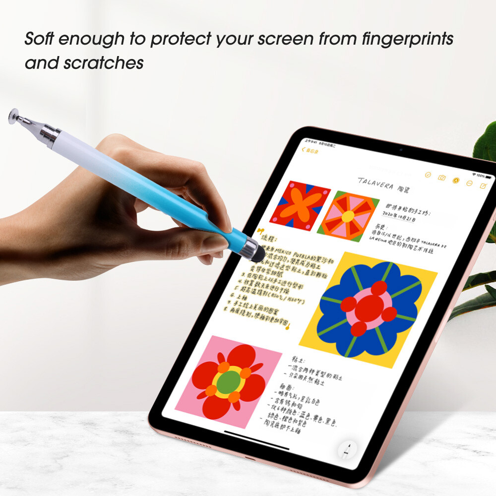 2 In 1 Stylus Pen Gradient Capacitive Touch Pencil Universal Drawing Screen for Android