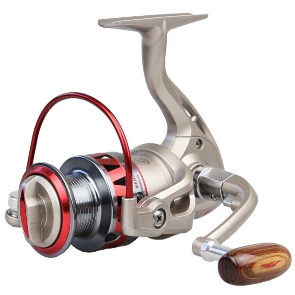 DF5000 Keemasan Alat Penggulung Spinning Reel Pancing Tetap Spul Gulungan Ikan Memancing