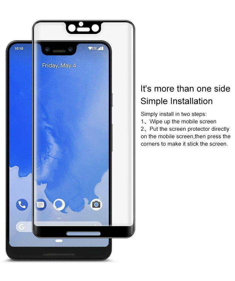 [SONGFUL] For Google Pixel 3 / 3XL 3D Full Coverage Tempered Glass LCD Screen Protector