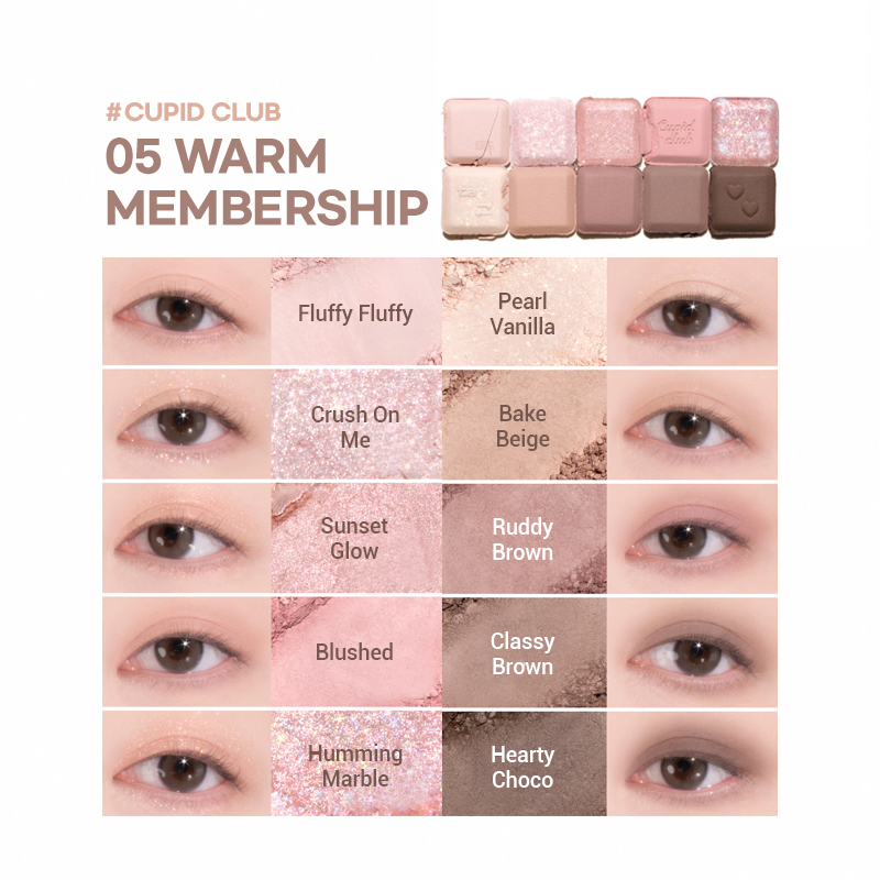 Bảng phấn mắt Lilybyred Mood Keyboard Eye Shadow Palette 12 Colors