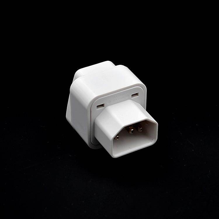 Ac điện IEC 320 C14 PDU UPS Adapter điện máy tính cắm, C13 để C14 Bộ chuyển đổi điện ổ cắm CE phê duyệt