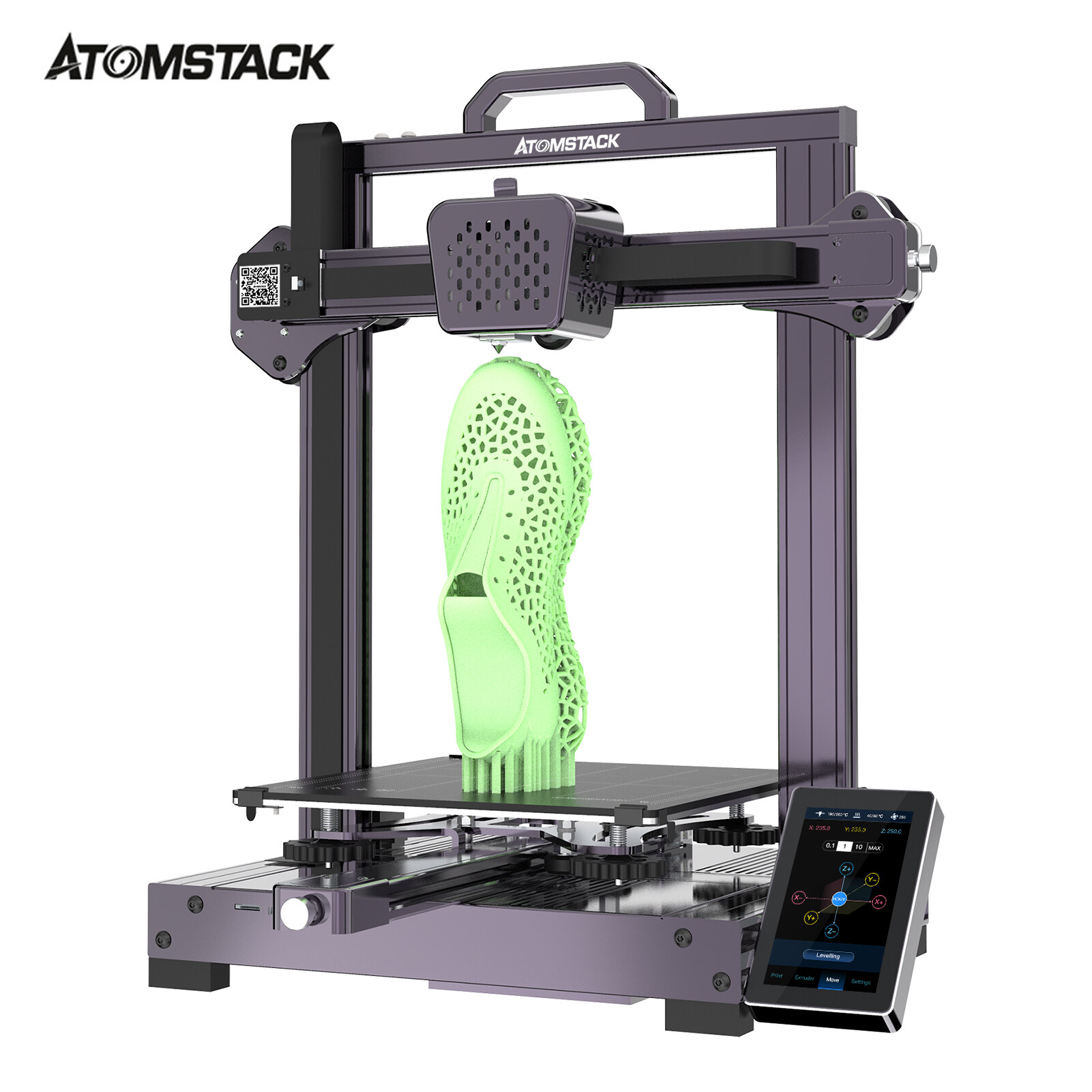 ATOMSTACK Cambrian Pro Desktop Rubber 3D Printer Support Printing