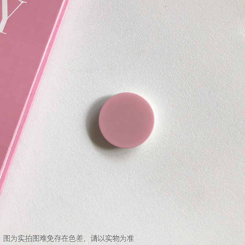 Ins Pure color airbag holder Korea simple original drama chase artifact retractable anti-fall mobile phone holder logo