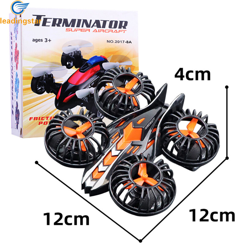 LEADINGSTAR Fast Delivery Inertial Four-axis Aircraft Model Toy Fall-resistant Flying Car Toy Mini Airplane Toy For Children Gifts