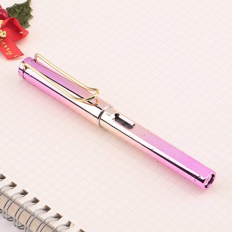 Water Drop Gradient Fountain Pen Business Student 0.38mm Extra Fine Nib Fashion Office Supply Writing Tool